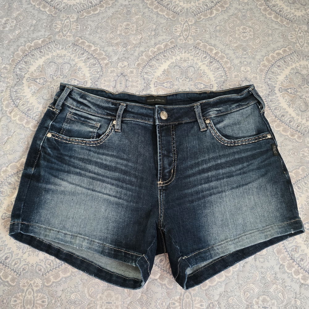 Silver Jeans Mid Rise Shorts